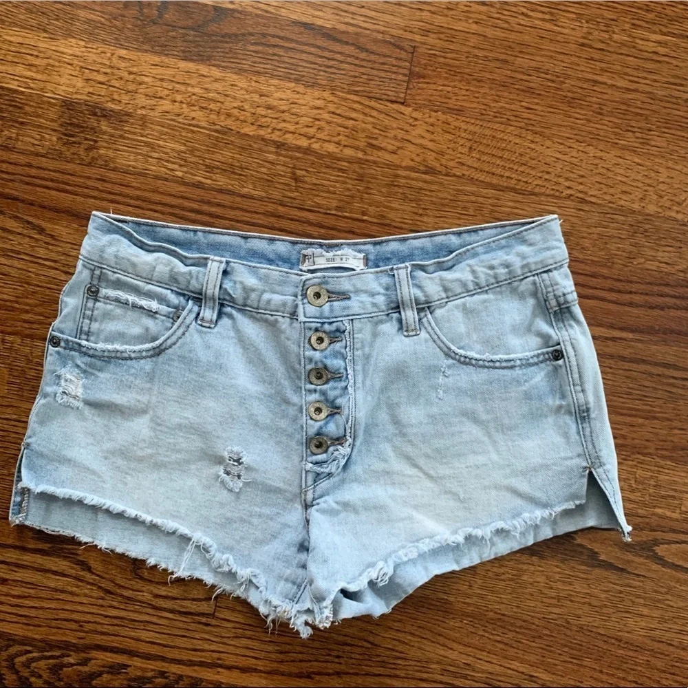 Free People Jean Shorts